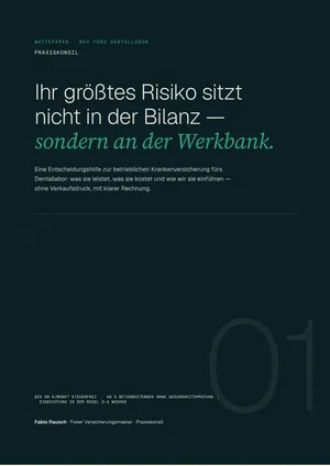 Titelseite: bKV fürs Dentallabor